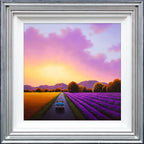 Lavender Fields Forever In Our Heart - Original - SOLD by artist David Renshaw - Wyecliffe Galleries