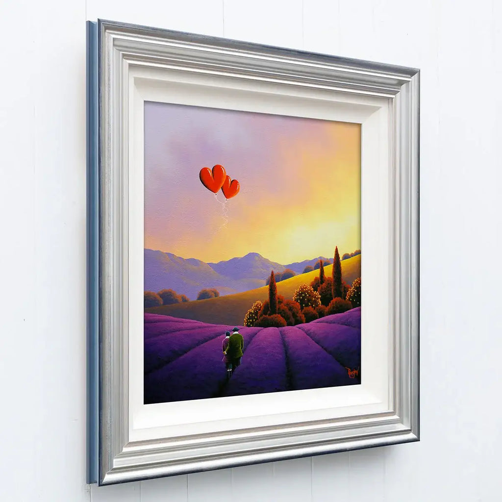 Lavender Fields Of Dreams - Original - SOLD by artist David Renshaw - Wyecliffe Galleries