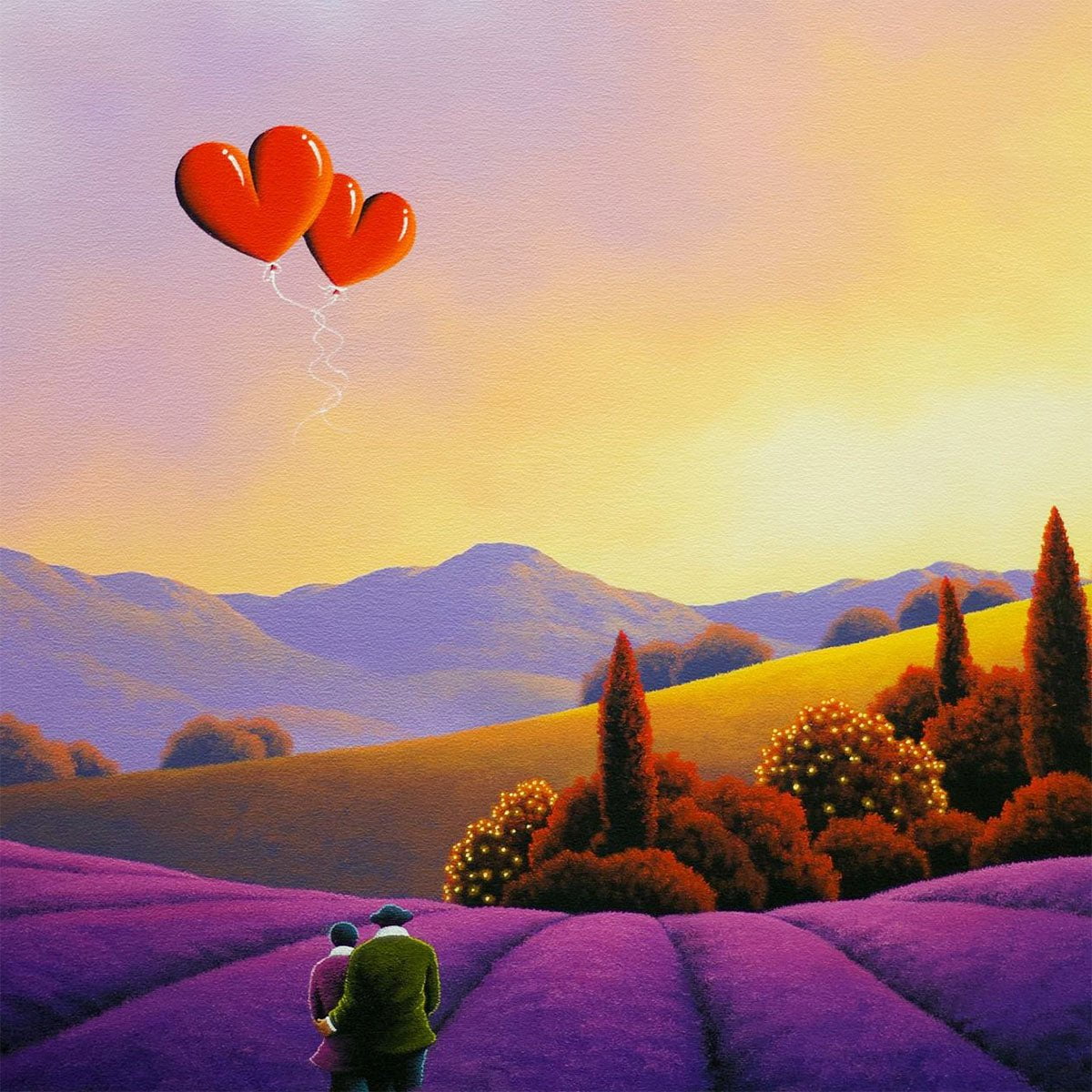 Lavender Fields Of Dreams - Original - SOLD David Renshaw Original