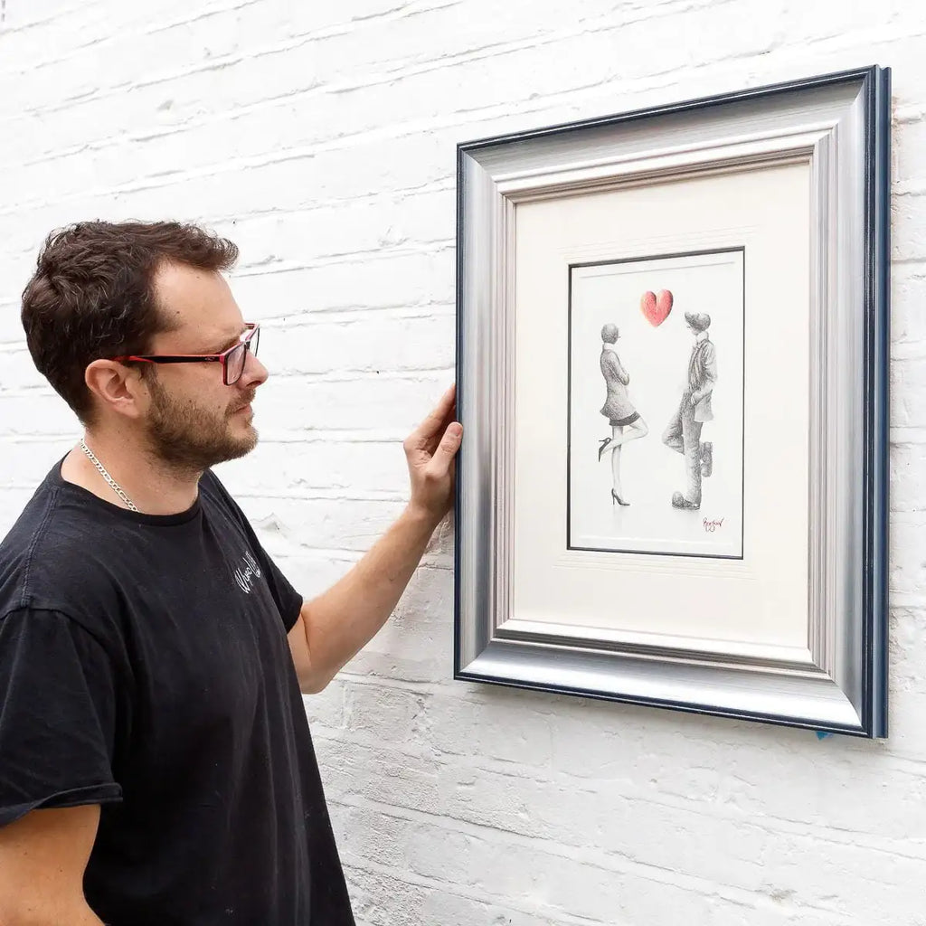 Let's Talk About Love - Original Sketch by artist David Renshaw - Wyecliffe Galleries