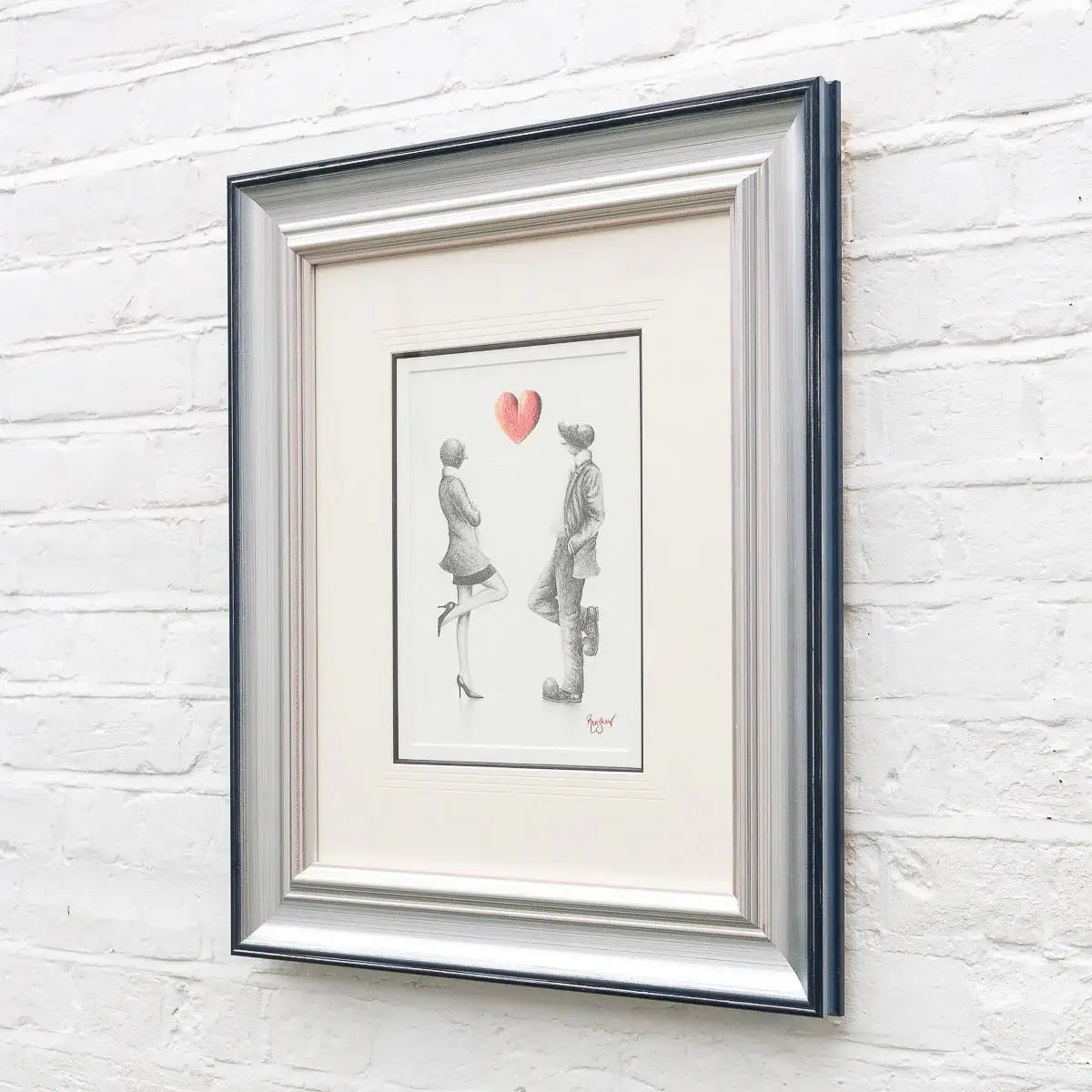 Let's Talk About Love - Original Sketch by artist David Renshaw - Wyecliffe Galleries