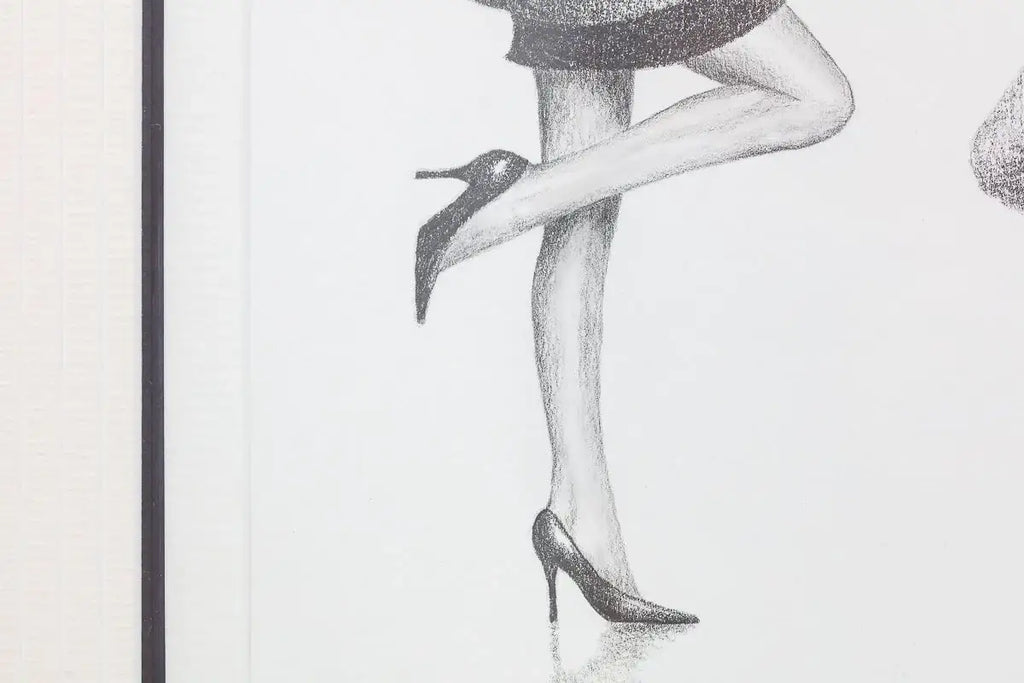 Let's Talk About Love - Original Sketch by artist David Renshaw - Wyecliffe Galleries