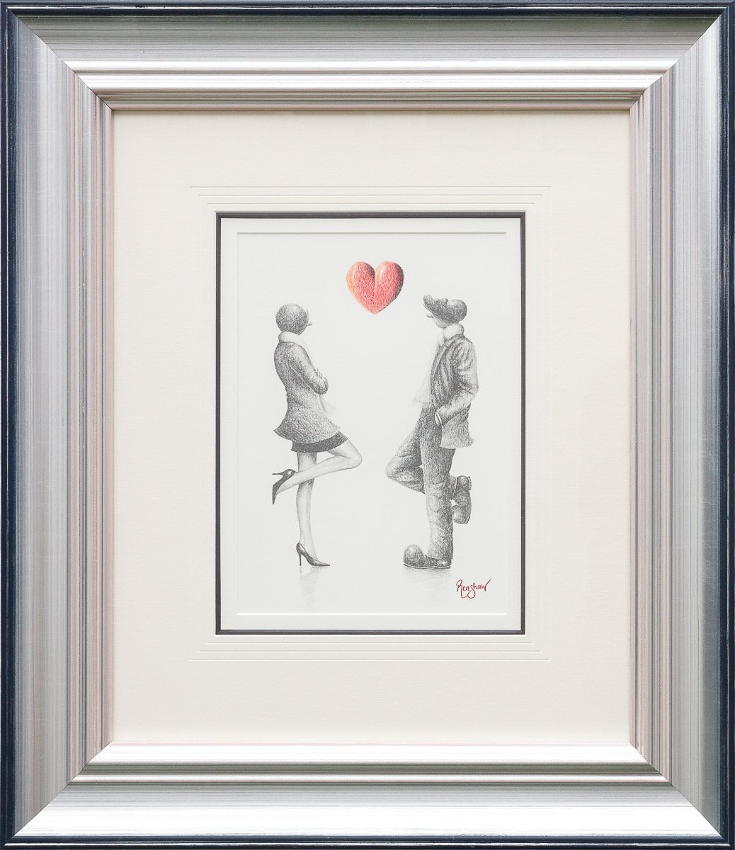 Let&#39;s Talk About Love - Original Sketch David Renshaw Original