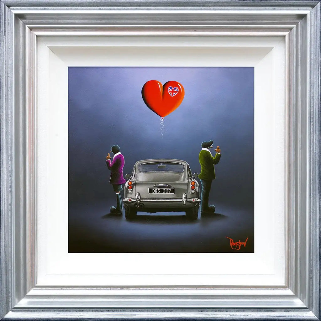 Licence To Love - Original - SOLD by artist David Renshaw - Wyecliffe Galleries