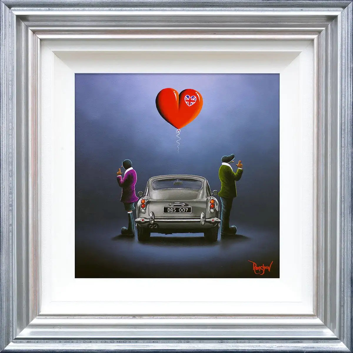 Licence To Love - Original - SOLD by artist David Renshaw - Wyecliffe Galleries