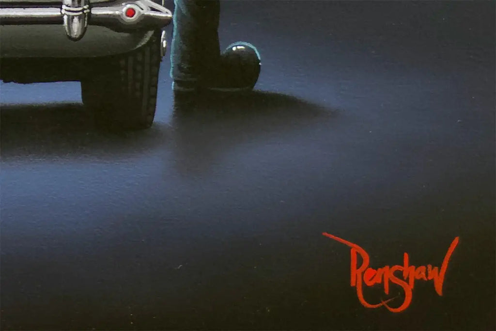 Licence To Love - Original - SOLD by artist David Renshaw - Wyecliffe Galleries