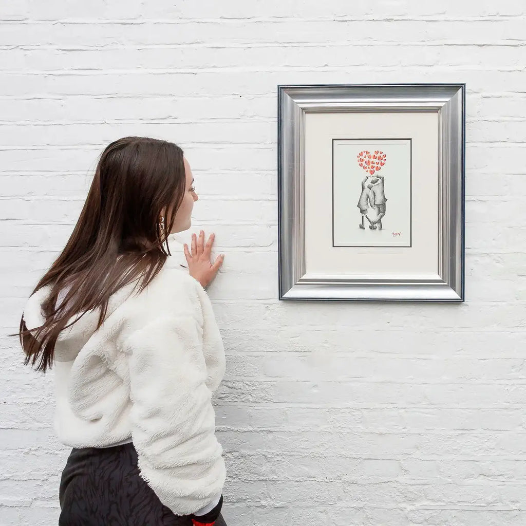 Life Is Better When You Dance - Original Sketch - SOLD by artist David Renshaw - Wyecliffe Galleries