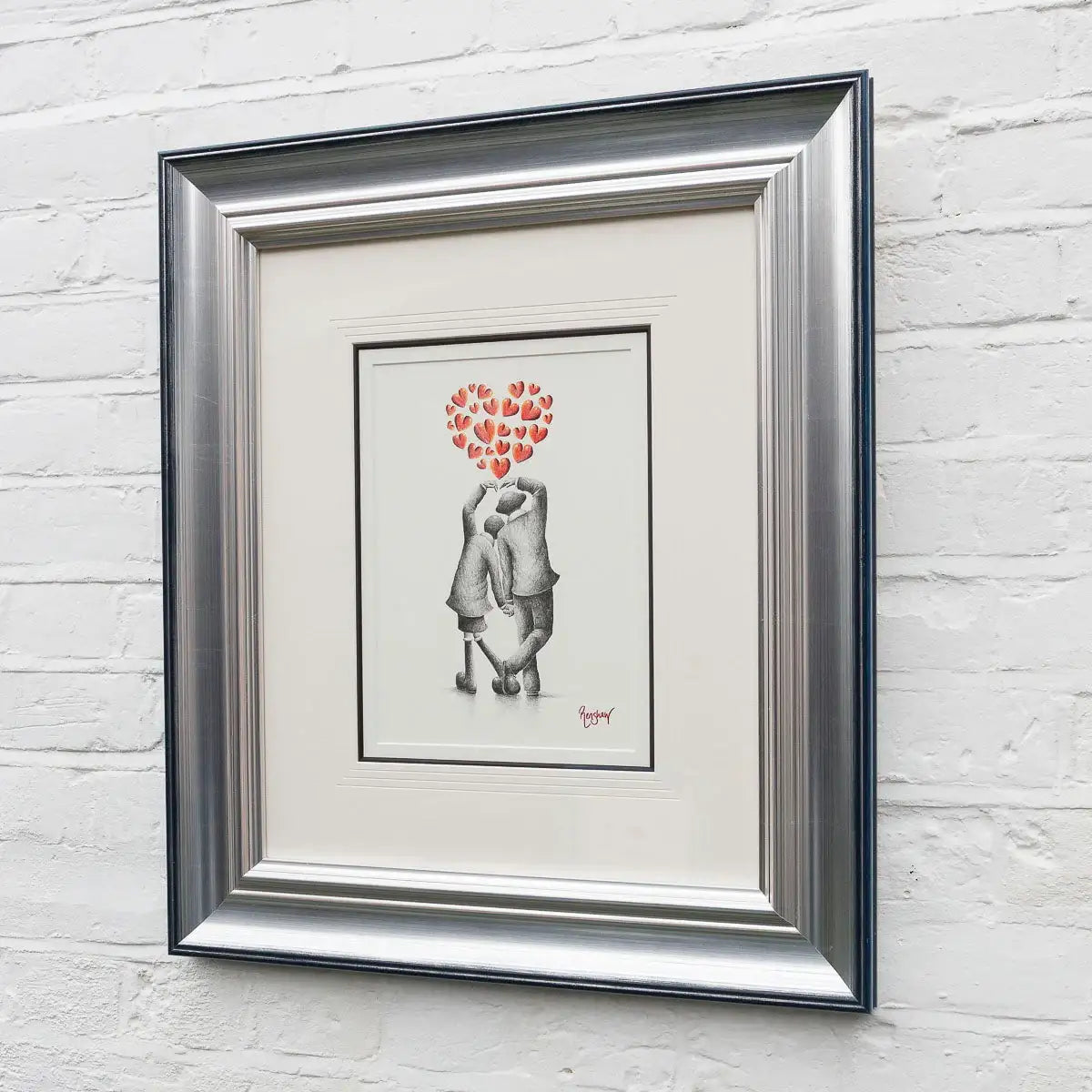 Life Is Better When You Dance - Original Sketch - SOLD by artist David Renshaw - Wyecliffe Galleries