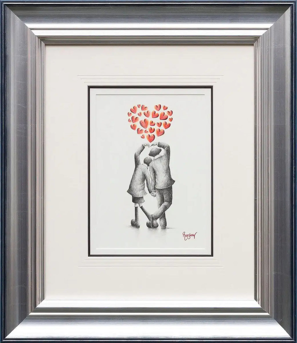 Life Is Better When You Dance - Original Sketch - SOLD by artist David Renshaw - Wyecliffe Galleries