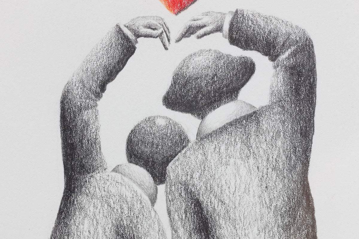 Life Is Better When You Dance - Original Sketch - SOLD by artist David Renshaw - Wyecliffe Galleries