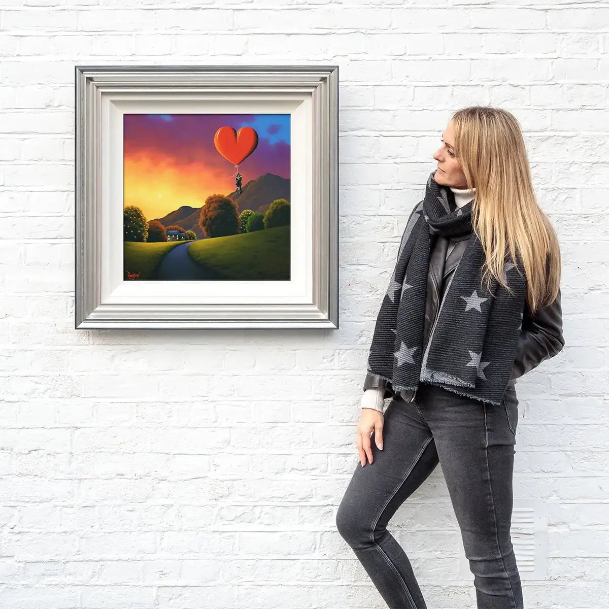 Lifting Us Up With Nature's Beauty - Original by artist David Renshaw - Wyecliffe Galleries
