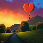 Lifting Us Up With Nature's Beauty - Original by artist David Renshaw - Wyecliffe Galleries
