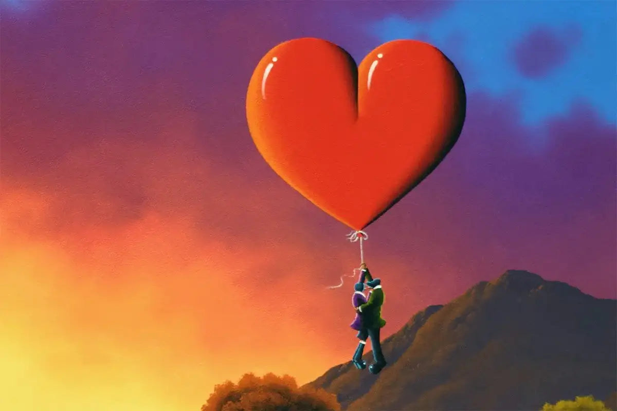 Lifting Us Up With Nature's Beauty - Original by artist David Renshaw - Wyecliffe Galleries