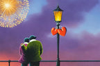 Light Up The Night With Sparks Of Joy - Original - SOLD by artist David Renshaw - Wyecliffe Galleries