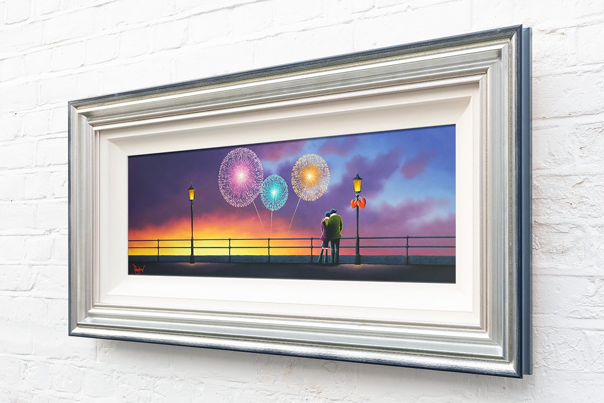 Light Up The Night With Sparks Of Joy - Original - SOLD David Renshaw Original