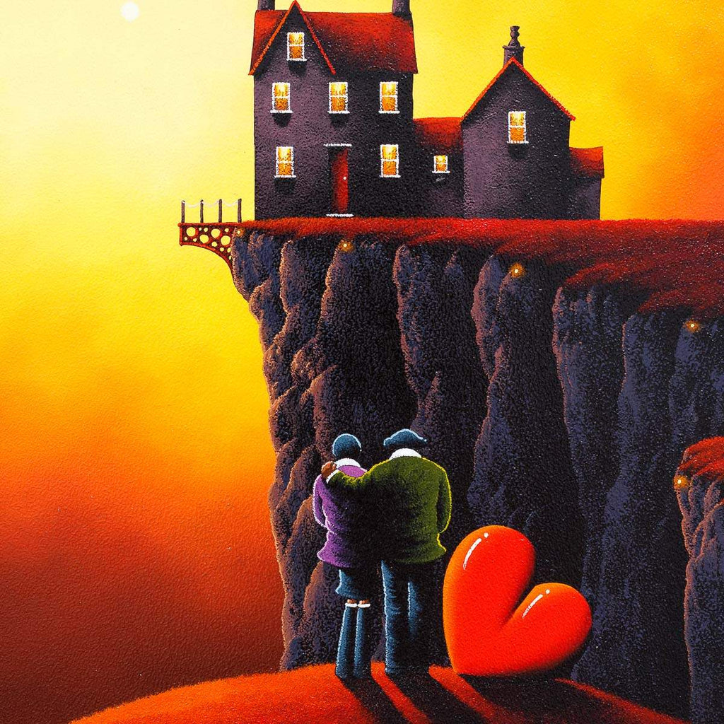 Living Life On The Edge - Original - SOLD by artist David Renshaw - Wyecliffe Galleries