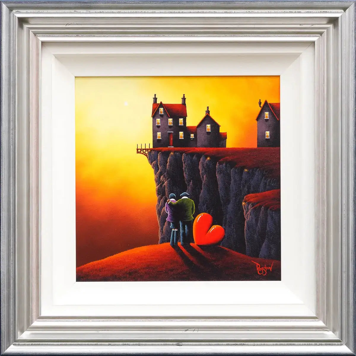 Living Life On The Edge - Original - SOLD by artist David Renshaw - Wyecliffe Galleries