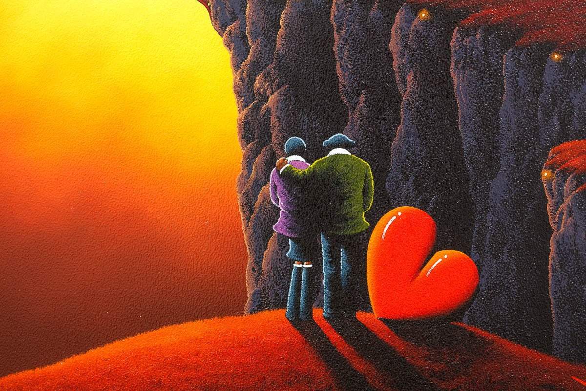Living Life On The Edge - Original - SOLD by artist David Renshaw - Wyecliffe Galleries