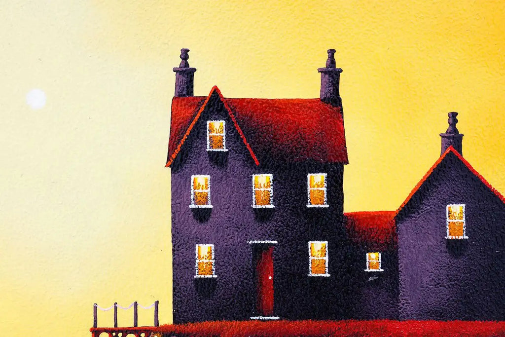 Living Life On The Edge - Original - SOLD by artist David Renshaw - Wyecliffe Galleries