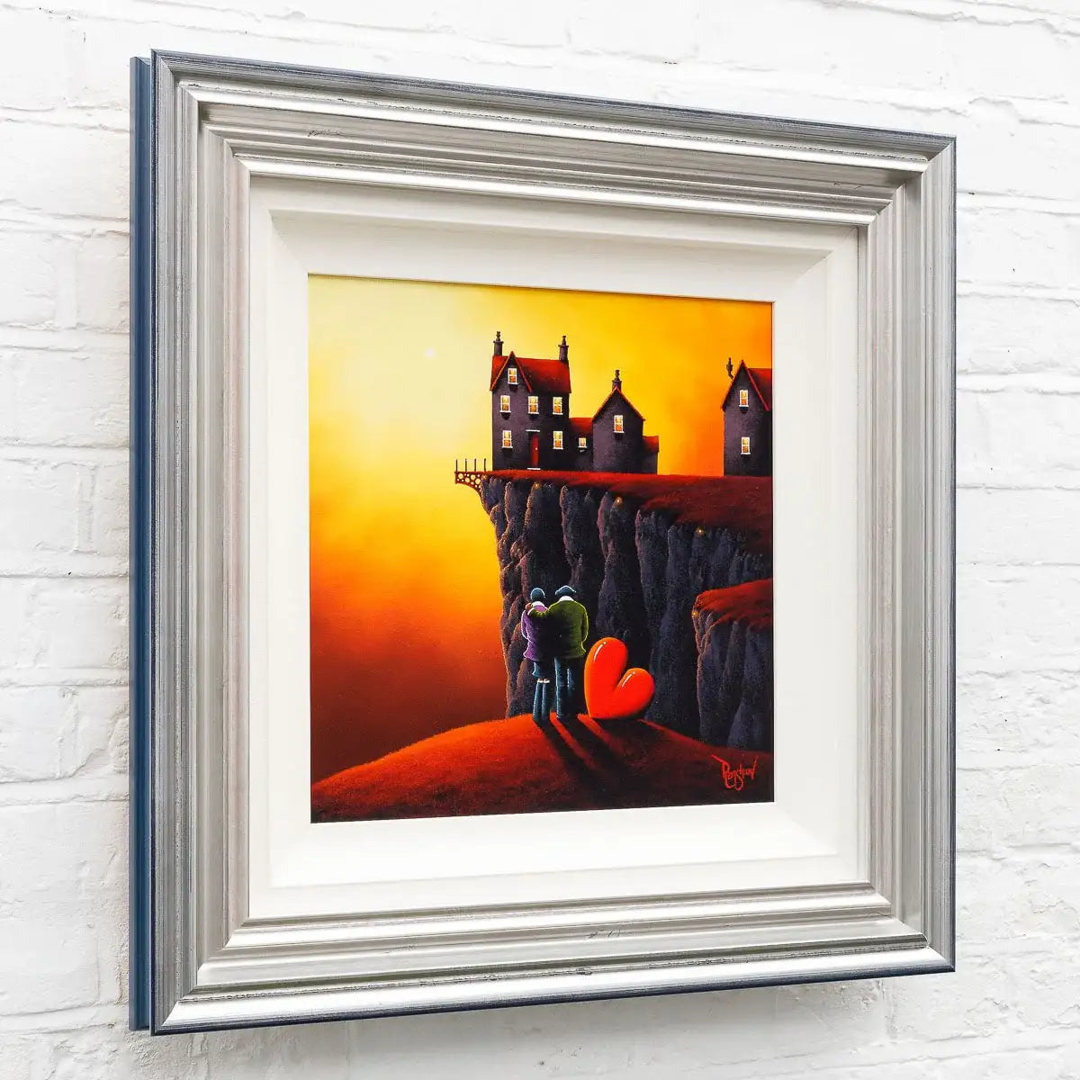Living Life On The Edge - Original - SOLD by artist David Renshaw - Wyecliffe Galleries