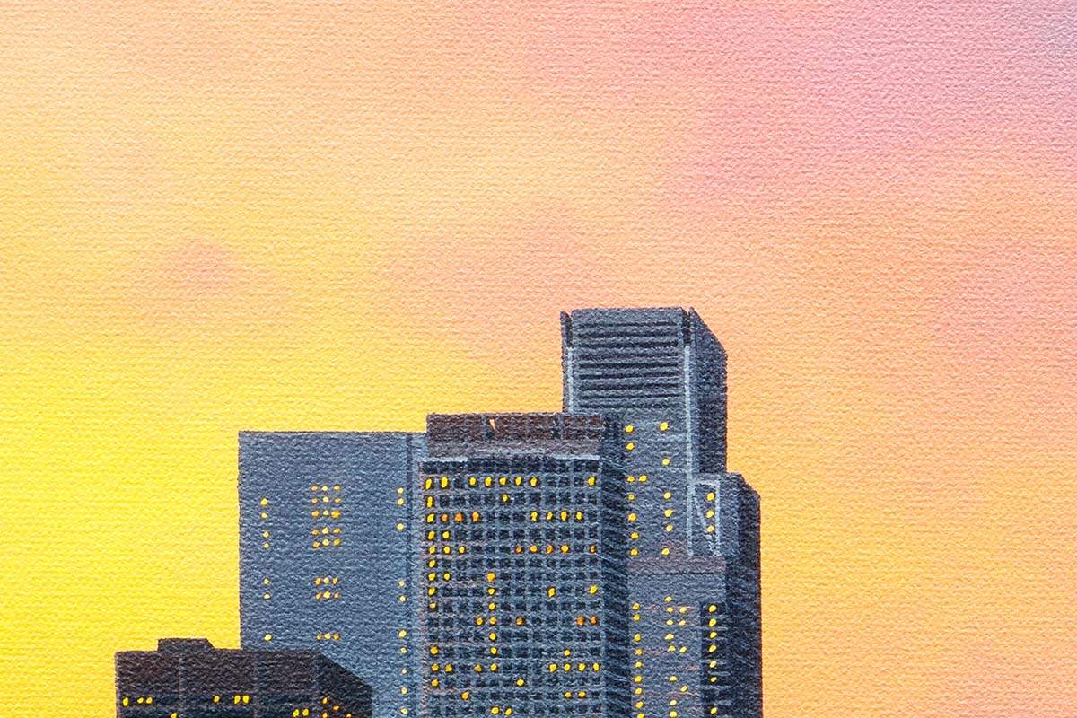 London Lights, Love Ignites & New York City Lights - Matching Edition SET by artist David Renshaw - Wyecliffe Galleries