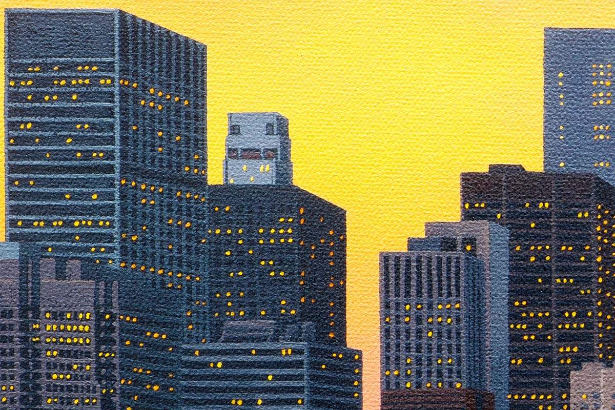 London Lights, Love Ignites & New York City Lights - Matching Edition SET by artist David Renshaw - Wyecliffe Galleries