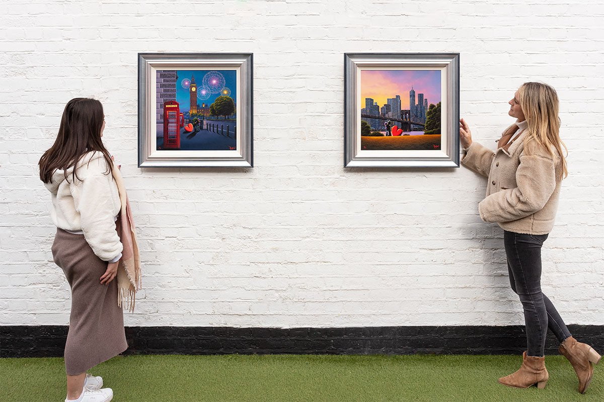 London Lights, Love Ignites &amp; New York City Lights - Matching Edition SET David Renshaw