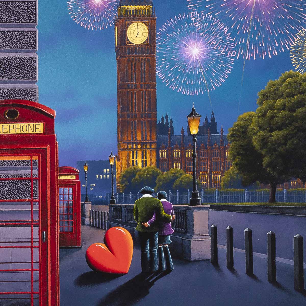 London Lights, Love Ignites - Original David Renshaw Original