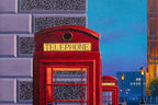 London Lights, Love Ignites - Original by artist David Renshaw - Wyecliffe Galleries