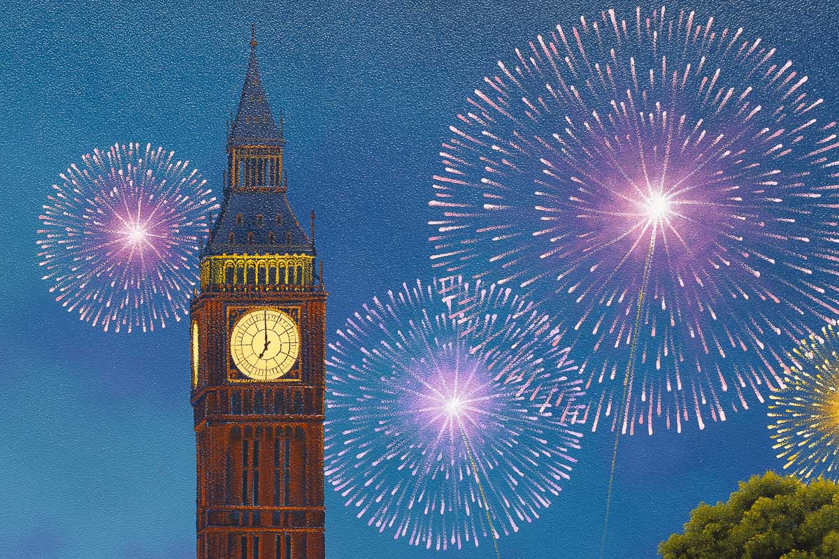 London Lights, Love Ignites - Original David Renshaw Original