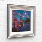 London Lights, Love Ignites - Original by artist David Renshaw - Wyecliffe Galleries