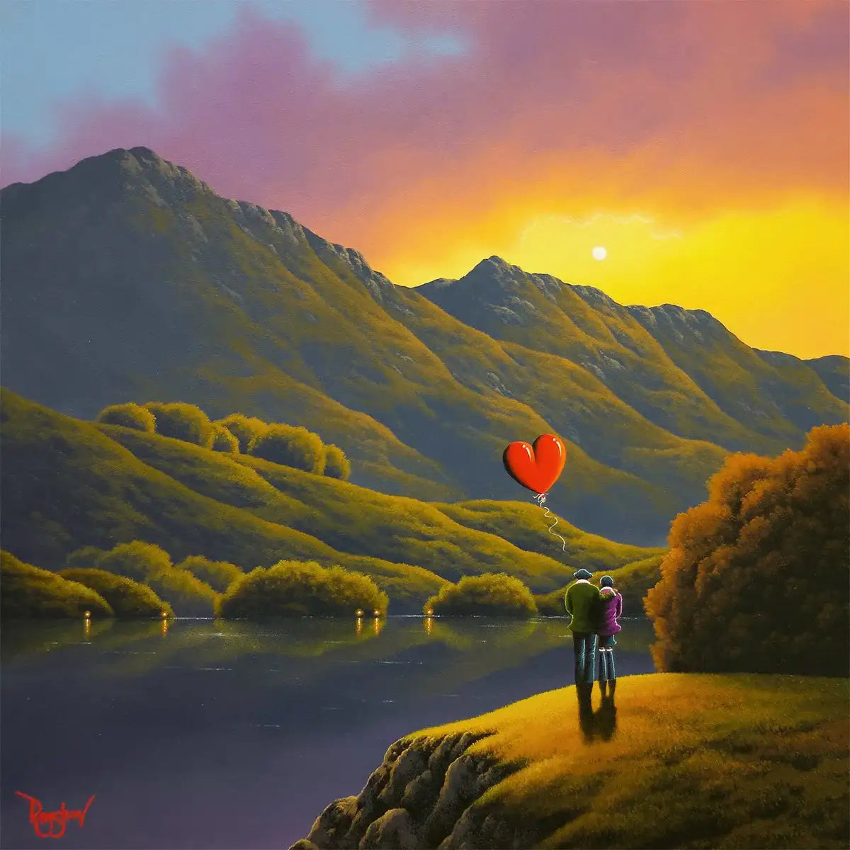 Lost In Nature's Beauty - Original by artist David Renshaw - Wyecliffe Galleries