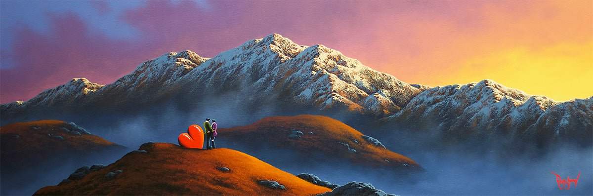 Lost In The Beauty Of Our Love - Original - SOLD by artist David Renshaw - Wyecliffe Galleries