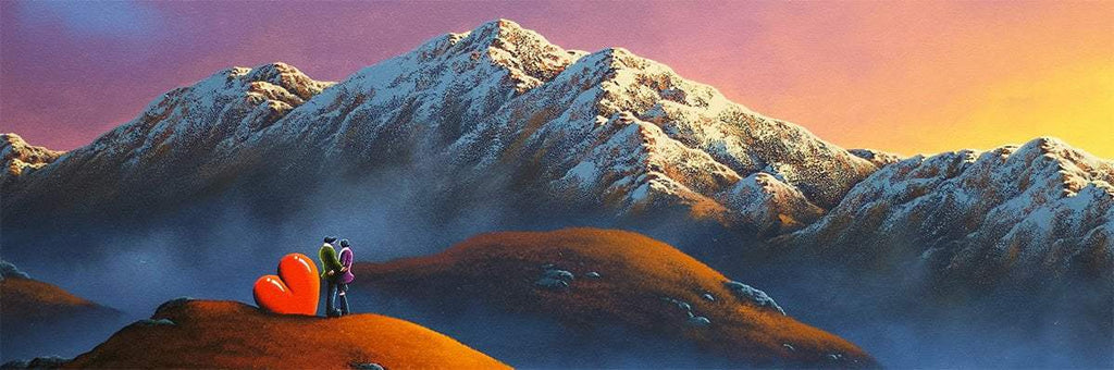 Lost In The Beauty Of Our Love - Original - SOLD by artist David Renshaw - Wyecliffe Galleries