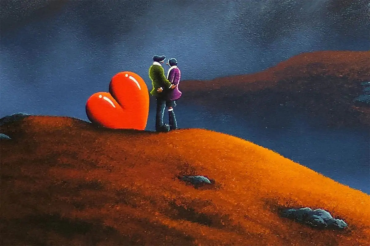 Lost In The Beauty Of Our Love - Original - SOLD by artist David Renshaw - Wyecliffe Galleries