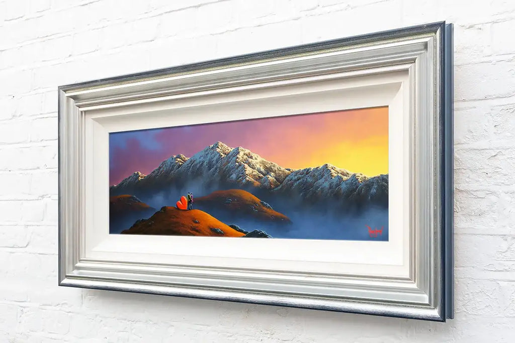 Lost In The Beauty Of Our Love - Original - SOLD by artist David Renshaw - Wyecliffe Galleries