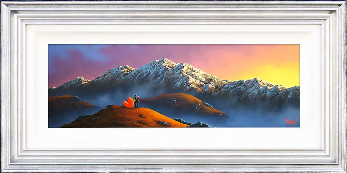 Lost In The Beauty Of Our Love - Original - SOLD by artist David Renshaw - Wyecliffe Galleries