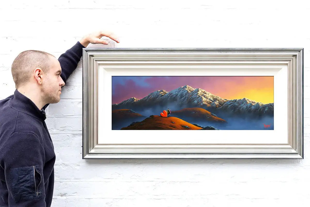 Lost In The Beauty Of Our Love - Original - SOLD by artist David Renshaw - Wyecliffe Galleries