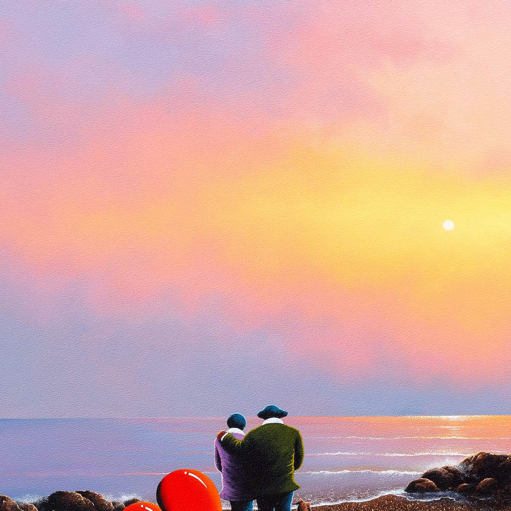 Love And Sunsets - Original - SOLD by artist David Renshaw - Wyecliffe Galleries