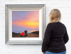 Love And Sunsets - Original - SOLD by artist David Renshaw - Wyecliffe Galleries