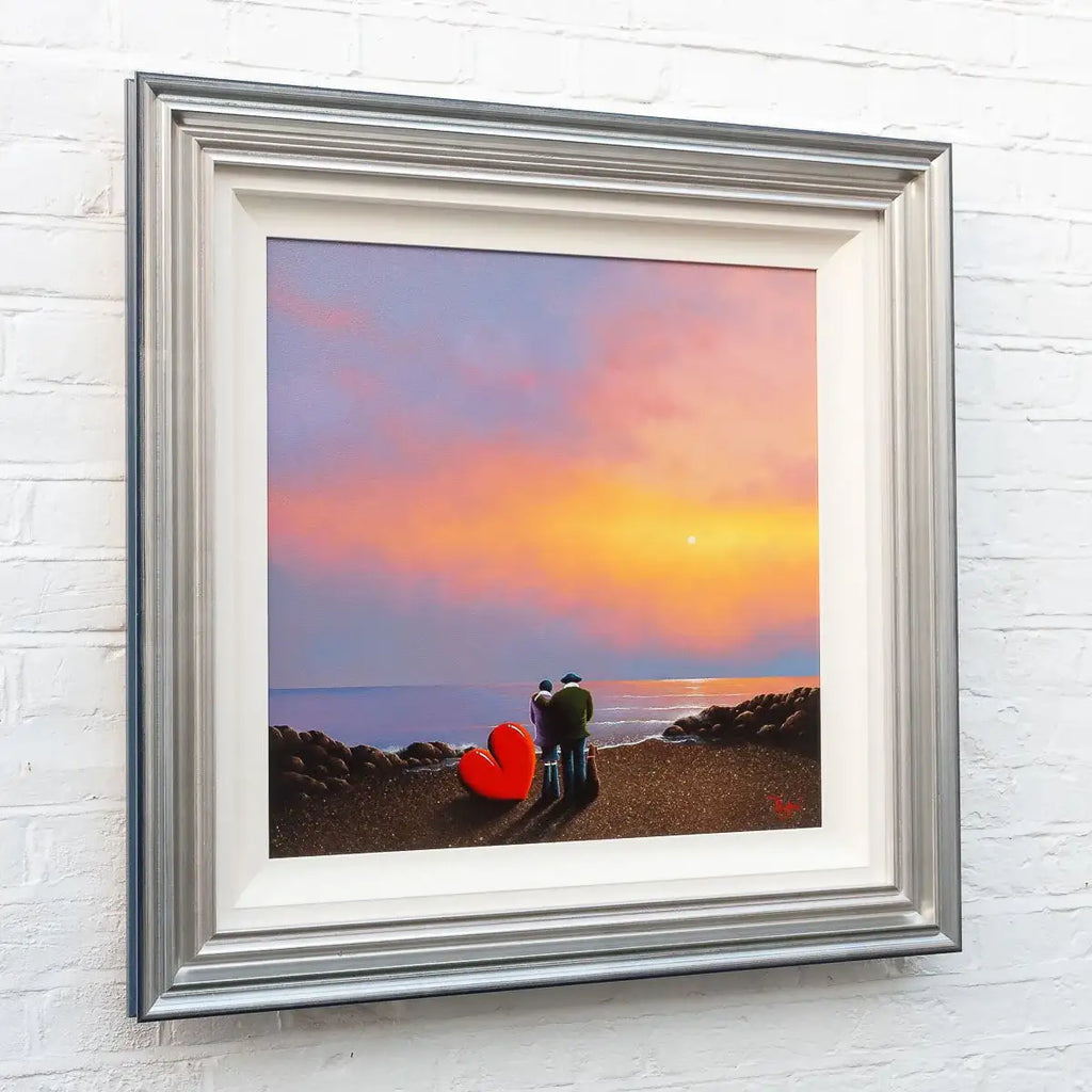 Love And Sunsets - Original - SOLD by artist David Renshaw - Wyecliffe Galleries