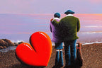Love And Sunsets - Original - SOLD by artist David Renshaw - Wyecliffe Galleries