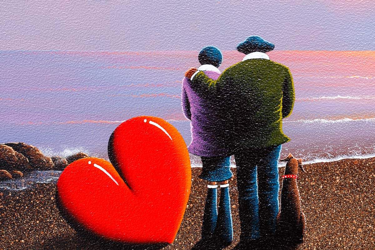 Love And Sunsets - Original - SOLD by artist David Renshaw - Wyecliffe Galleries