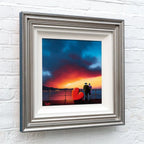 Love At Sunset Lake - Original - SOLD by artist David Renshaw - Wyecliffe Galleries