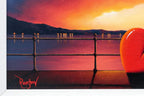 Love At Sunset Lake - Original - SOLD by artist David Renshaw - Wyecliffe Galleries