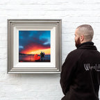 Love At Sunset Lake - Original - SOLD by artist David Renshaw - Wyecliffe Galleries