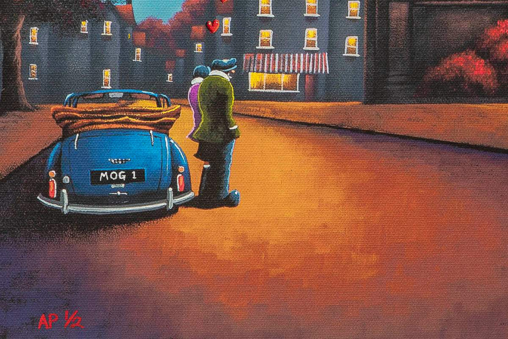 Love Comes To Town - Artist Proof - FINAL EDITION - SOLD by artist David Renshaw - Wyecliffe Galleries