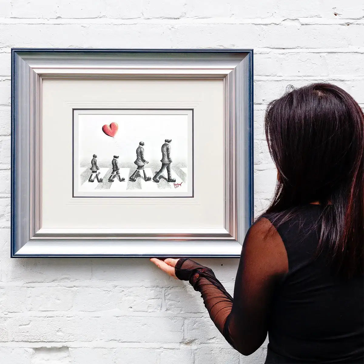 Love Is All You Need - Original Sketch - SOLD by artist David Renshaw - Wyecliffe Galleries