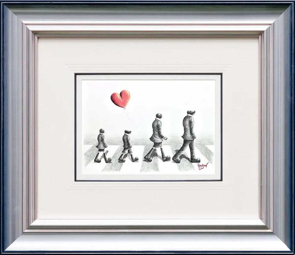 Love Is All You Need - Original Sketch - SOLD by artist David Renshaw - Wyecliffe Galleries