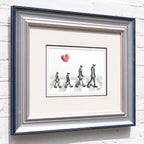 Love Is All You Need - Original Sketch - SOLD by artist David Renshaw - Wyecliffe Galleries